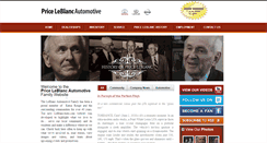 Desktop Screenshot of leblancauto.com